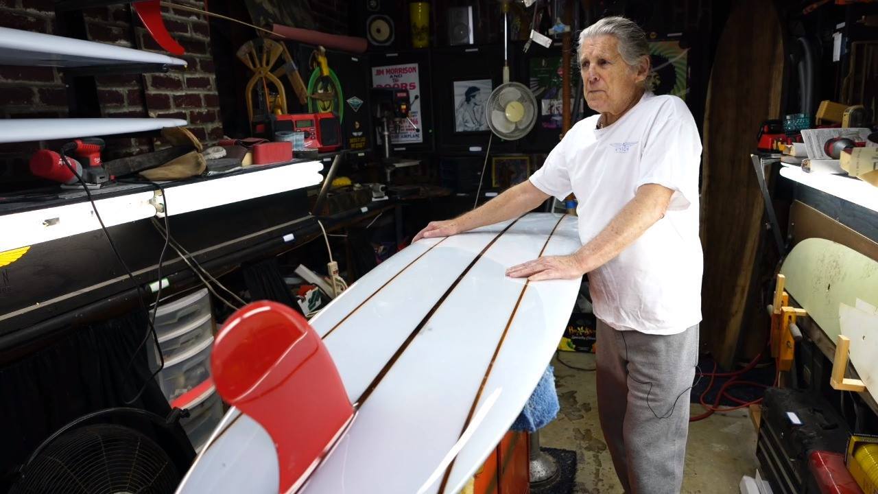 The Red Fin Surfboard Model by Mike Hynson - Mike tells a little