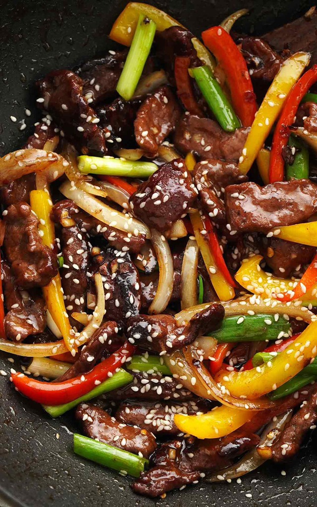 Simple beef stir fry recipe with onions and peppers. 🥩🫑 Ingredients ...