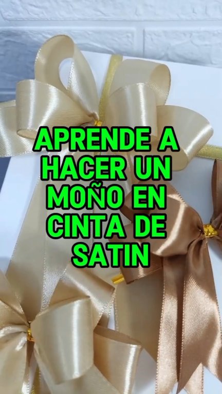 Aprende a hacer un Moño Hermoso en cinta Satín 🎀 #moño #cinta #usa # ...