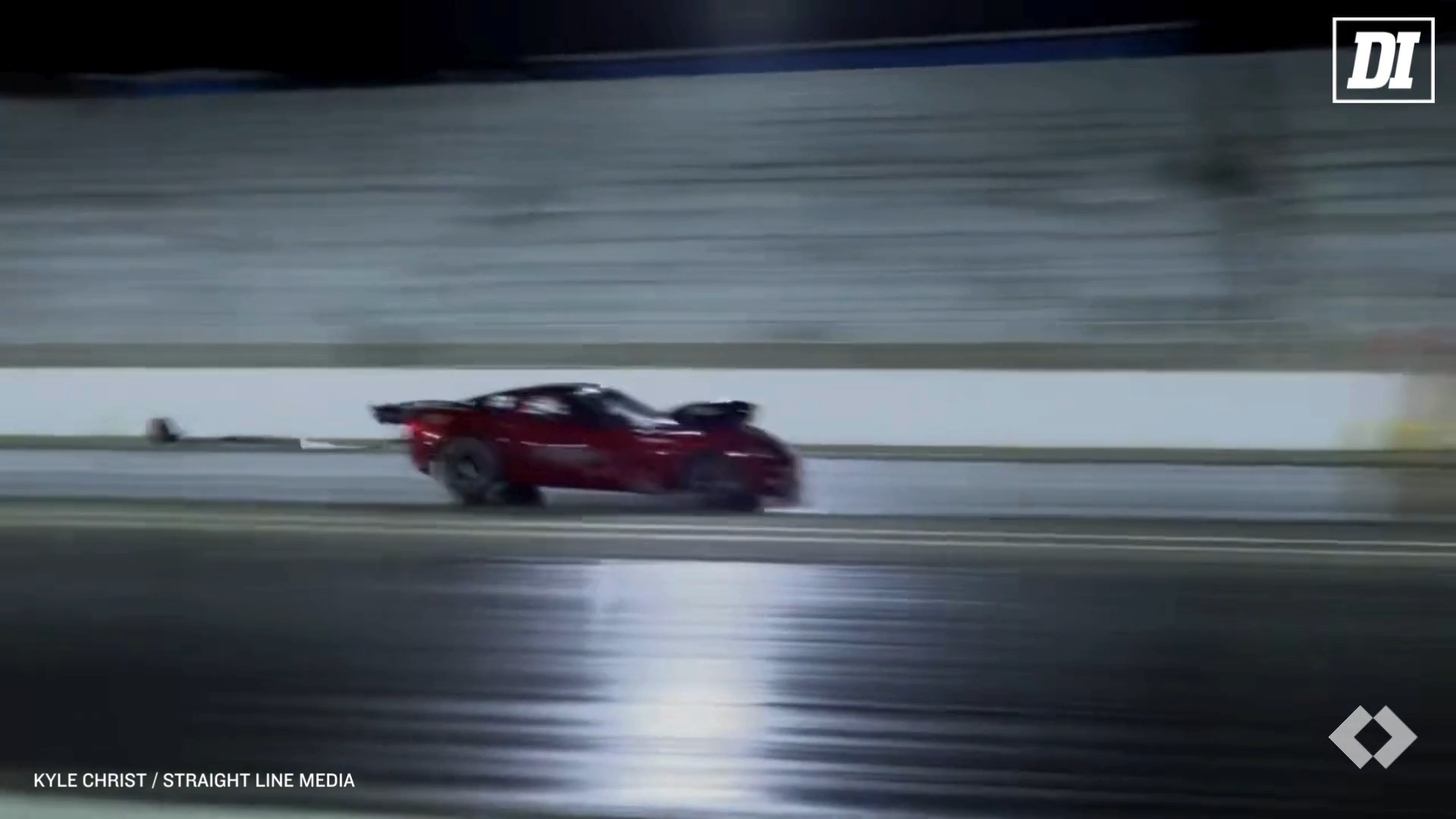 30 Under 30 alumni DJ McCain, driving the nitrous-fed “Vecna” Corvette ...