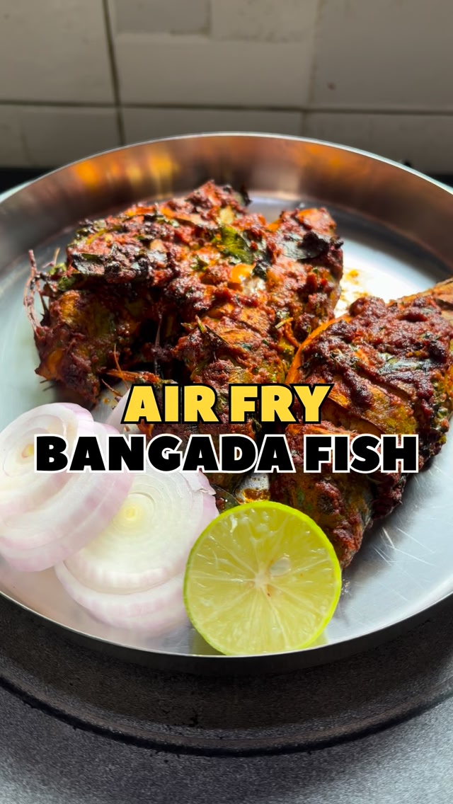 Air fry Bangada fish | Vipin Jadhav | Facebook