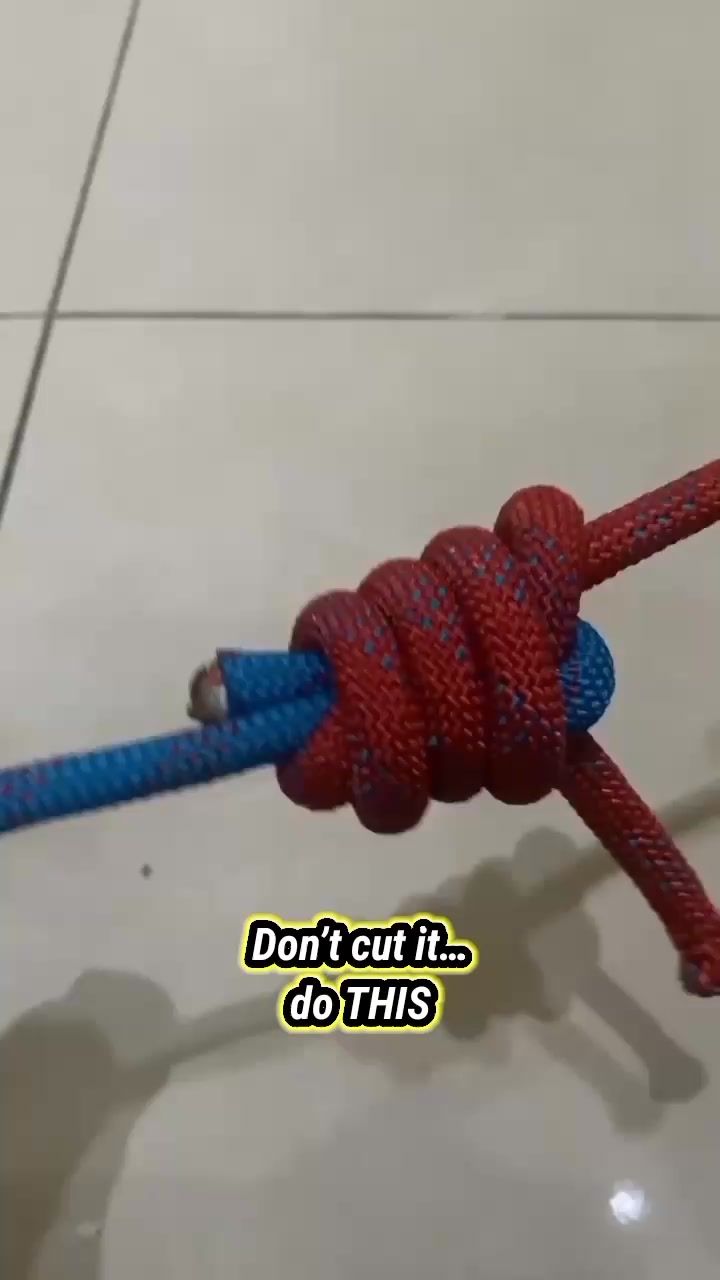 This knot can hold serious weight — perfect for heavy rope. Once ...
