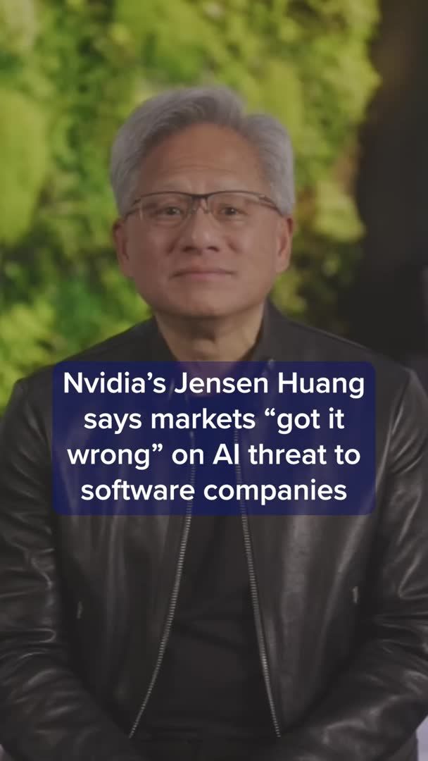 “I think the markets got it wrong,” Nvidia CEO Jensen Huang said ...
