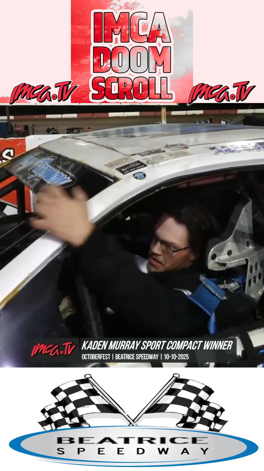 Sport Compact A Feature Winner #9K Kaden Murray 10-10-2025 #imca # ...