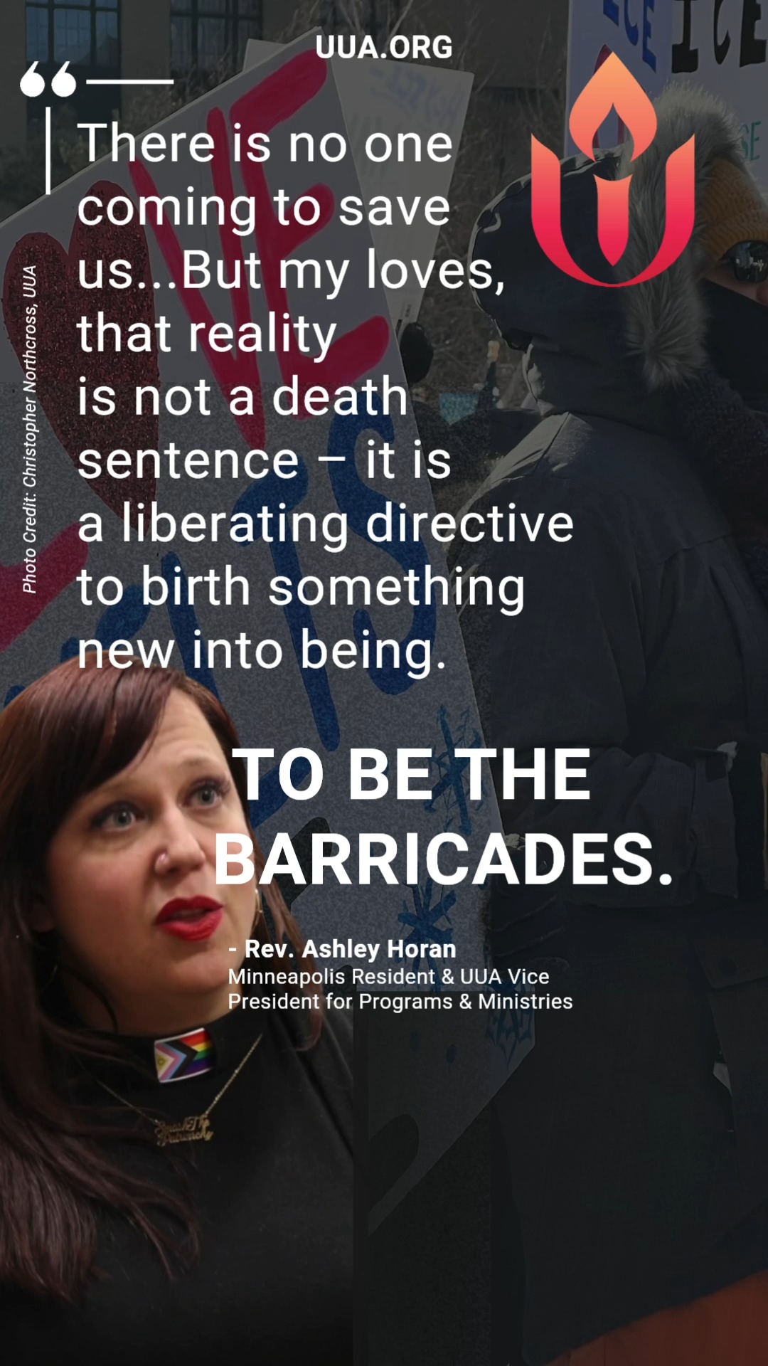 “There is no one coming to save us…That reality is not a death sentence ...