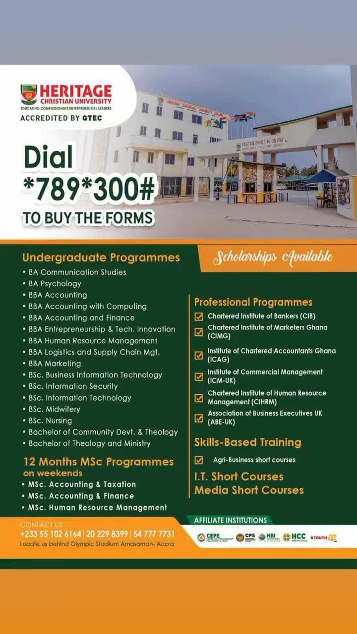 Heritage Christian University Library | Accra