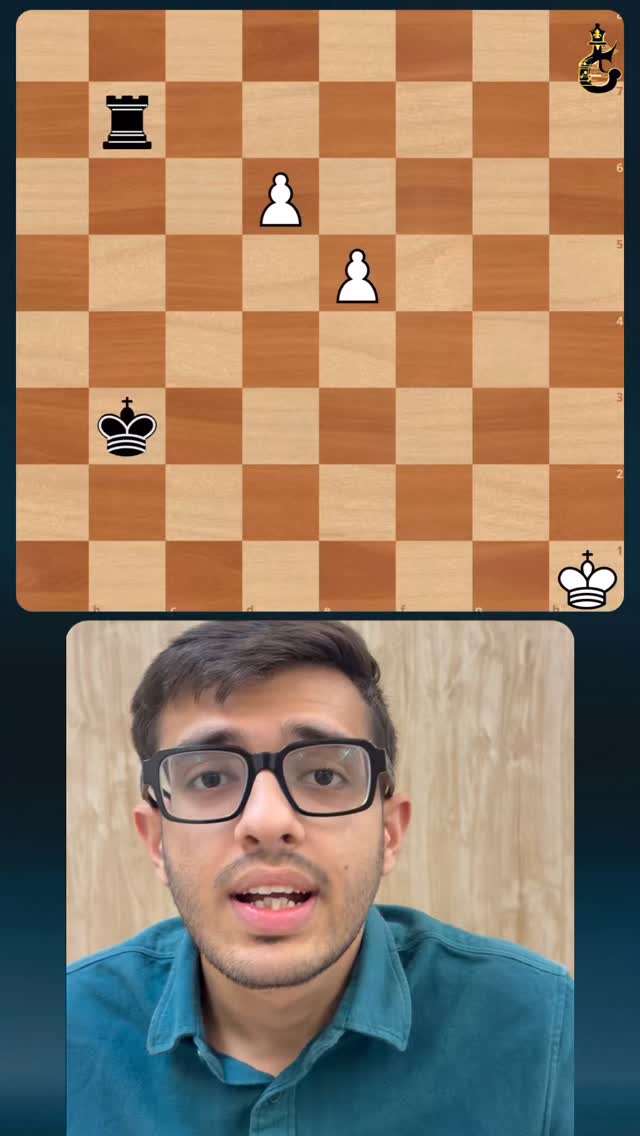 Winning Connected Pawns #chess #chesstune #chesspuzzle #pawn #rook ...