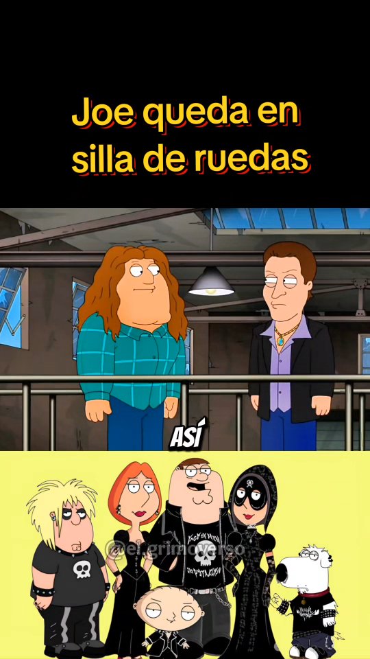 Joe queda en silla de ruedas #padredefsmilia #familyguy #humor # ...