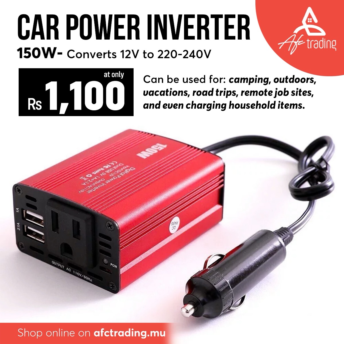 Drimmek 300W Car Power Inverter — $7,950 Power your essentials on 