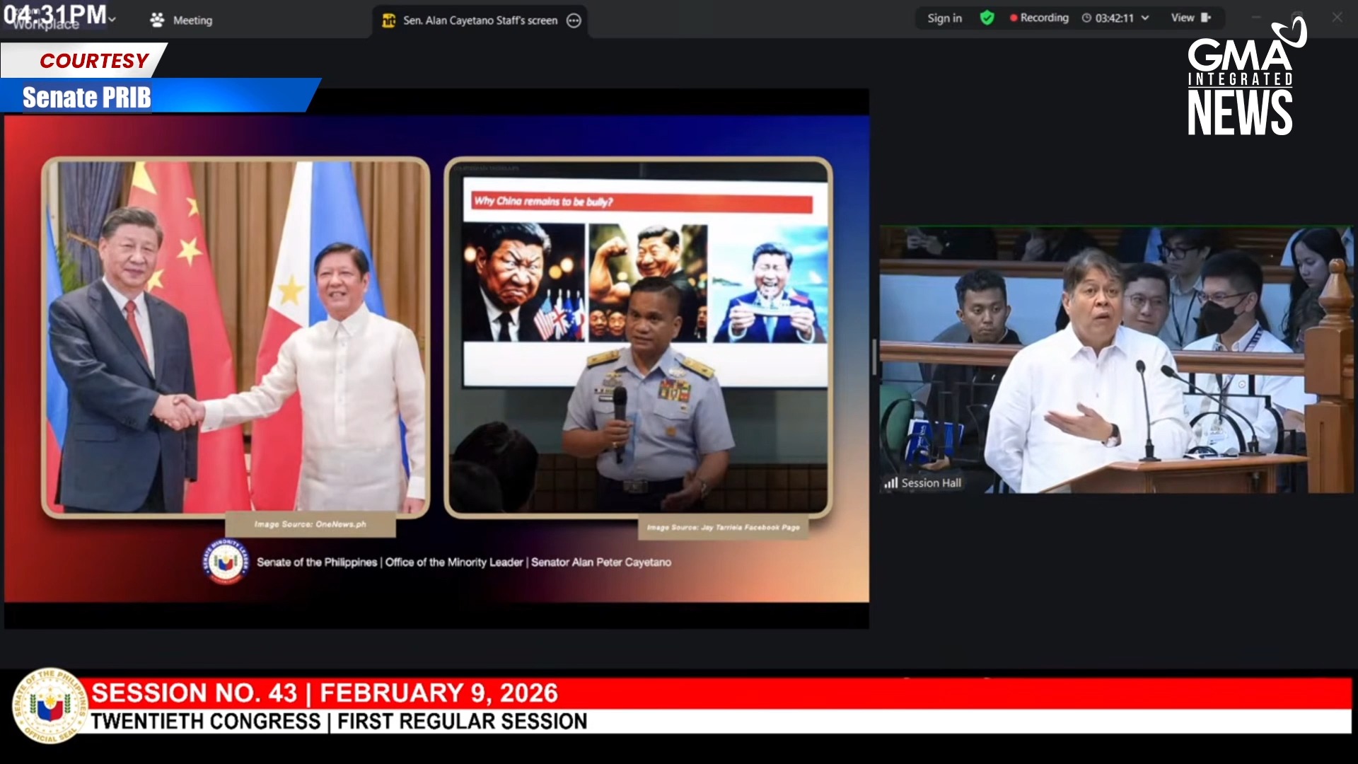 'KAHIT SA CHINA KINA-CARICATURE ANG ATING PANGULO' Ayon kay Sen. Kiko ...