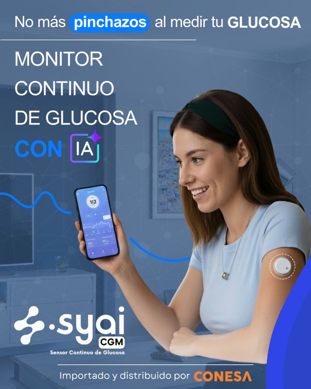 Sensor de Monitoreo Continuo de Glucosa - Syai Ecuador | Quito
