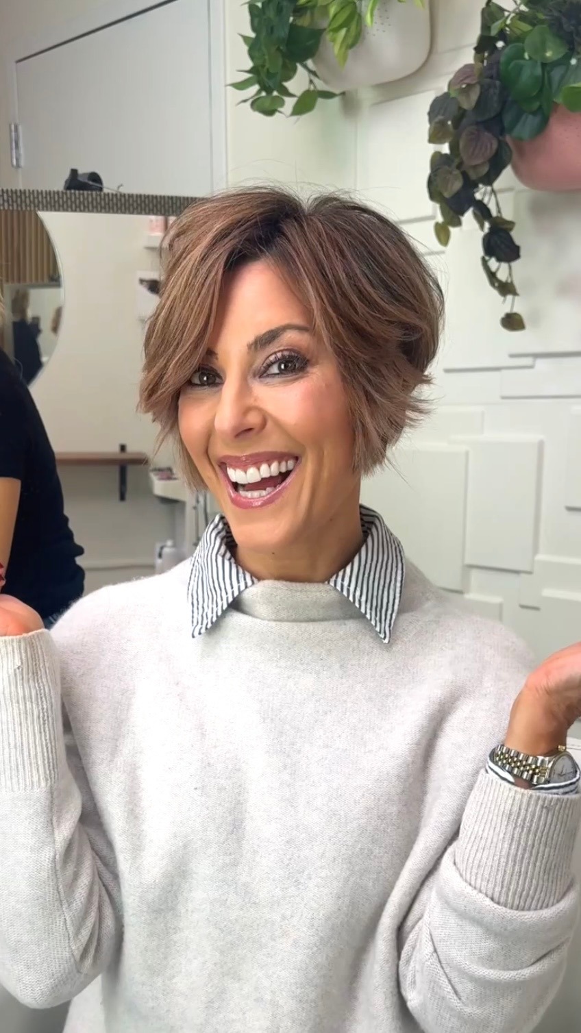 You’ve seen Amy’s signature bixie cut — now see exactly how to recreate ...