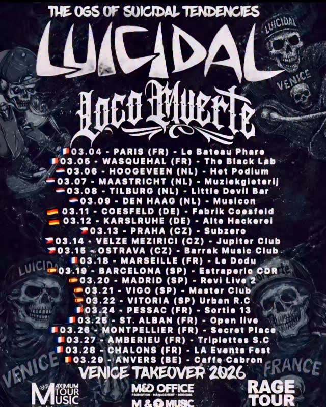 G*M様 suicidal tendencies Venice スーサイダル O SUICIDAL