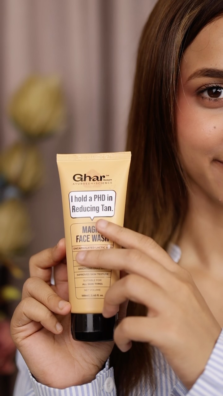 ✨ Let your skin glow, naturally!, Start your skincare ritual with Magic Face Wash, enriched with Saffron, Lactic Acid & Glutathione. 🌸 A gentle cleanse that helps refresh your skin, reduce the 