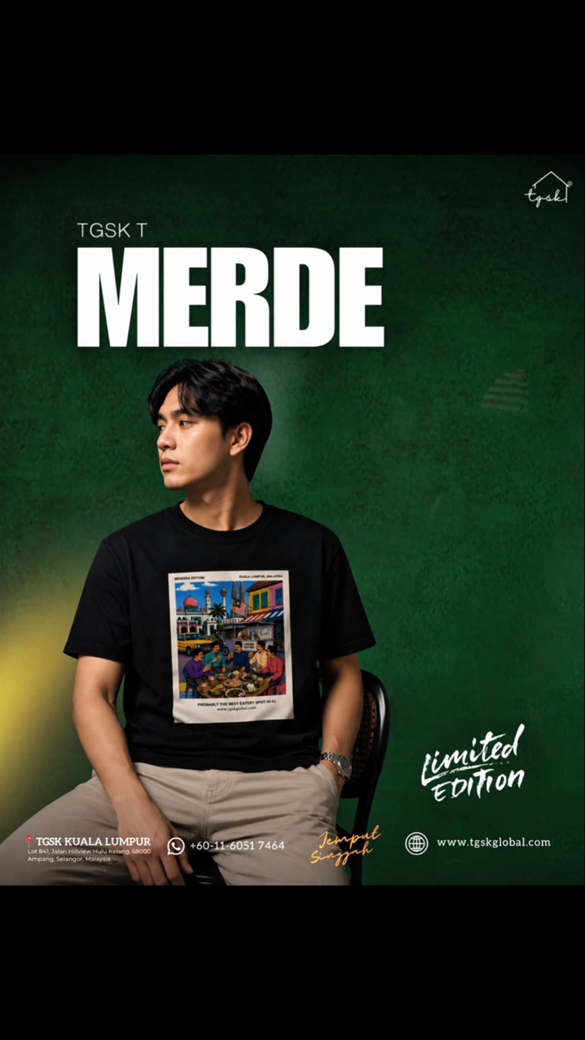 TGSK SPECIAL T-SHIRT Merdeka Edition. Book now or regret later. We