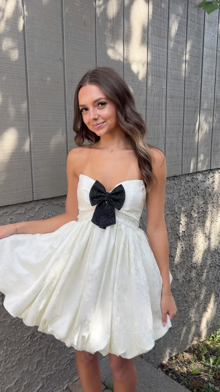 Still in need of a hoco dress? Check out these last minute arrivals! 🖤🤍 | Diamond Bridal