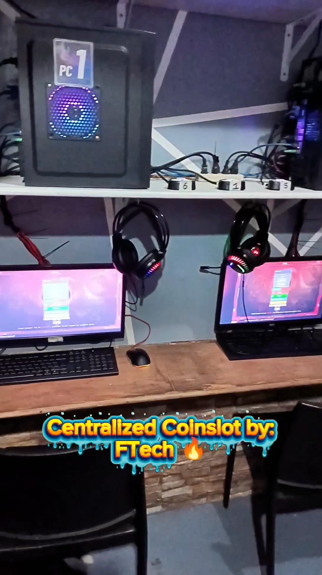 Setup Complete! 🔥 Diskless Setup: Icafe 8 9250 Centralized Coinslot ...