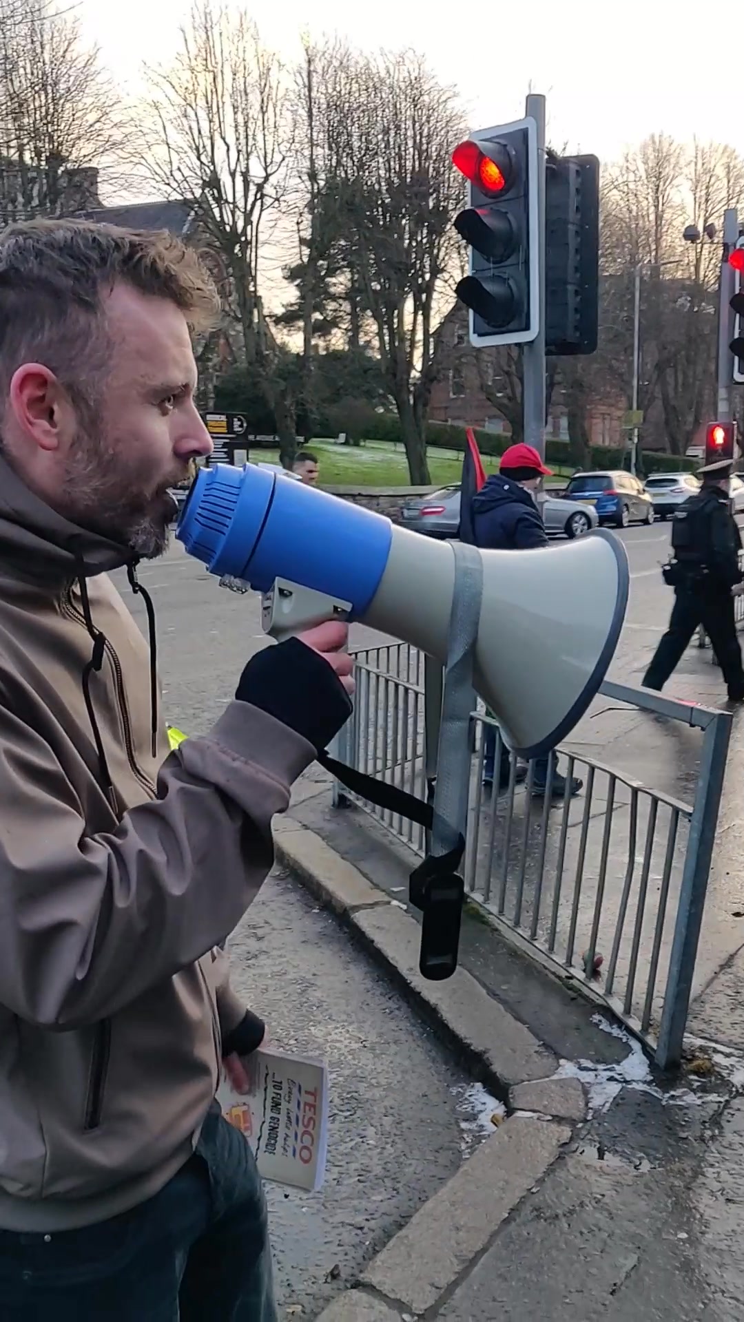 We were out again in support of the Tesco worker who is *still ...