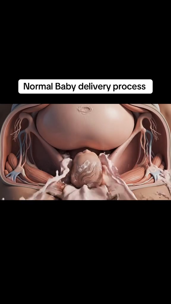Normal baby delivery process inside view #foryou | babyusg | Facebook