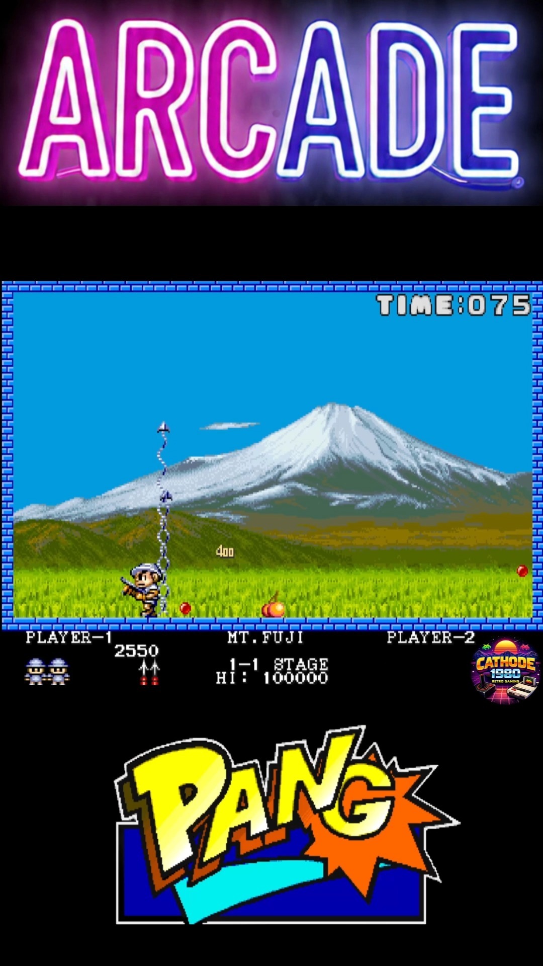 🎈🔫 Pop your way to victory in Pang! Known as Buster Bros. in