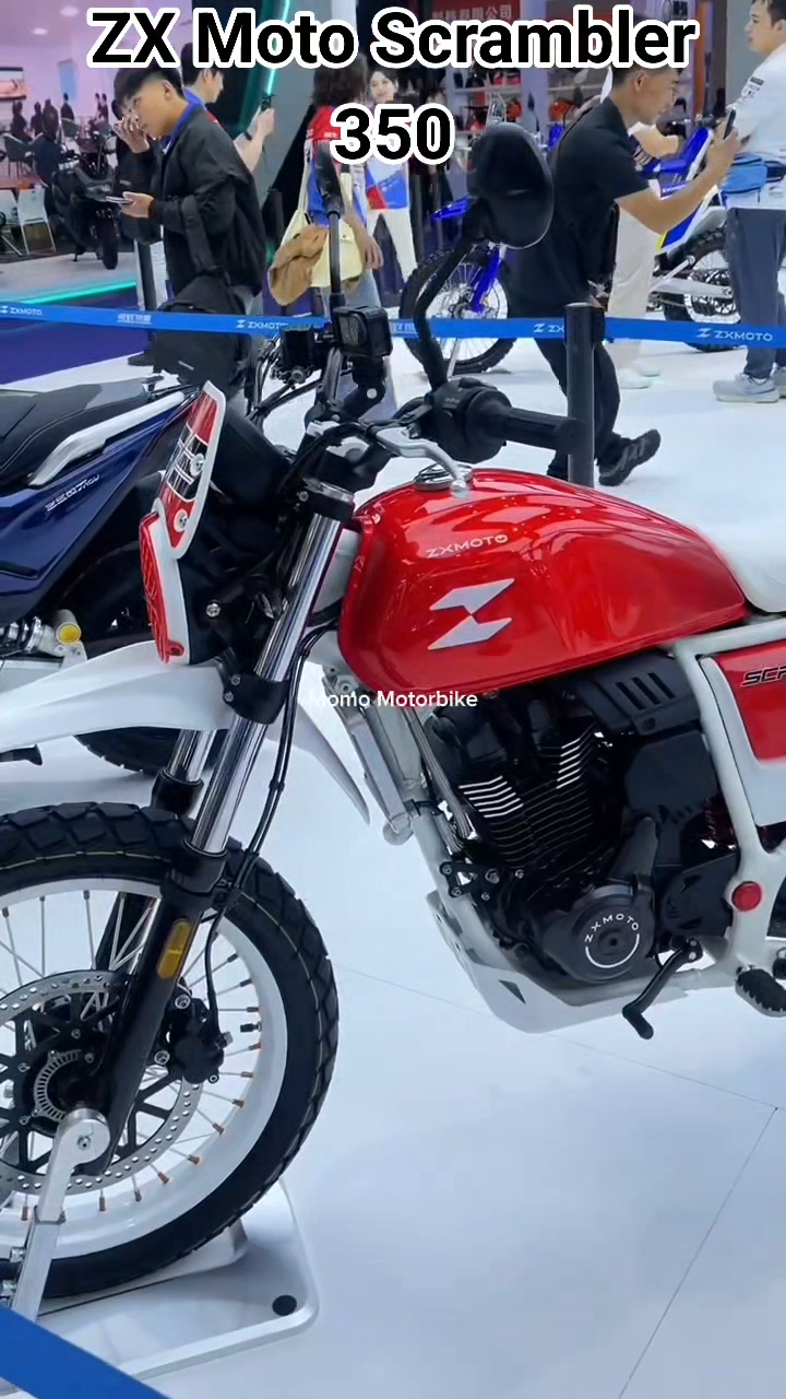 ZX Moto Scrambler 350 #ZXMoto #Scrambler350 | MOMO Motorbike