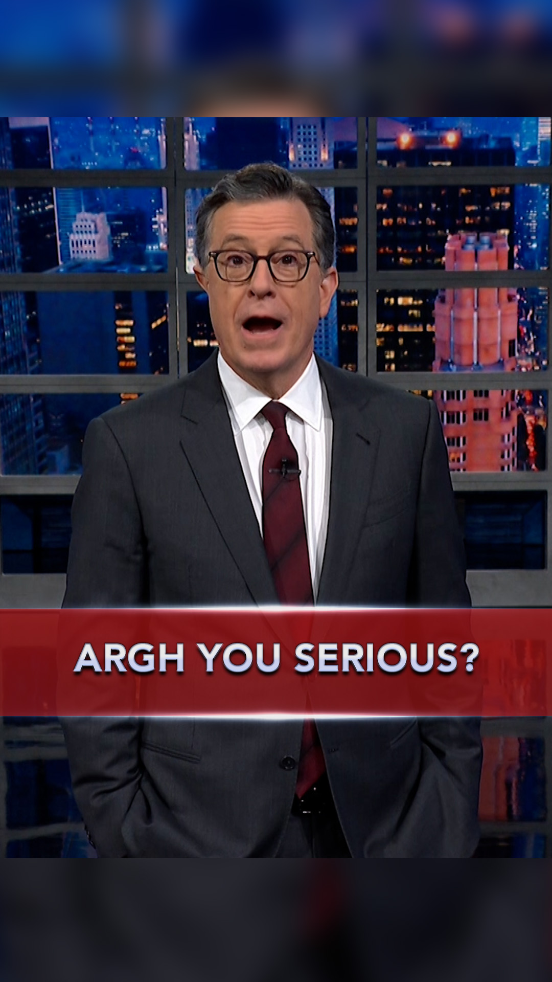 Argh you serious? #StephenColbert | The Late Show with Stephen Colbert ...