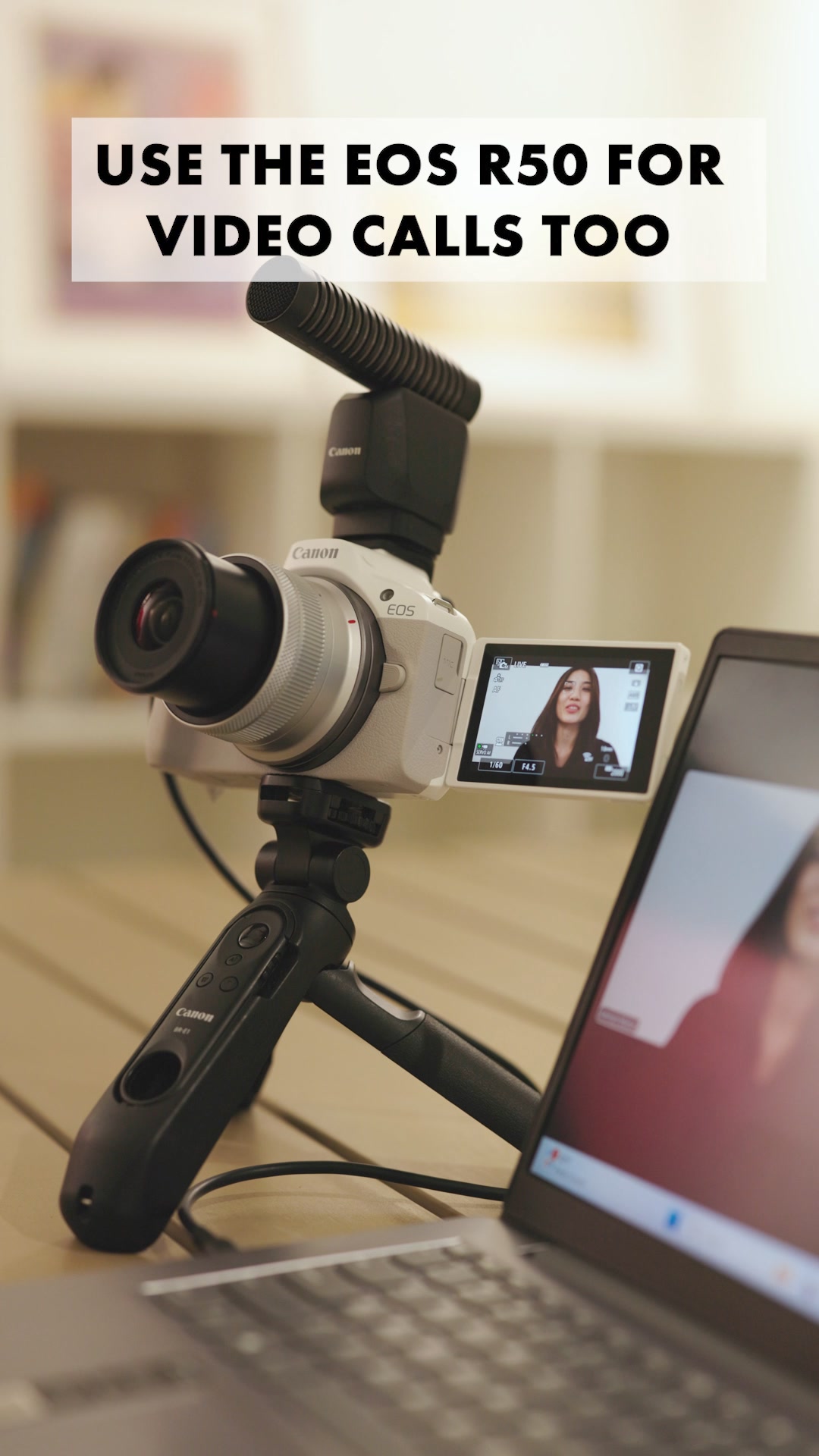 Setting up the Canon EOS R50 for both livestreaming and webcam videos ...