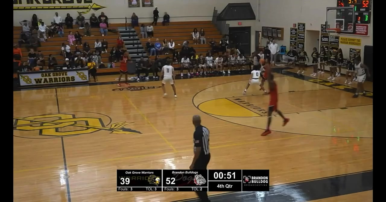 Elijah Morey (Brandon) has crazy bounce! Insane dunk! | Magnolia Shine ...