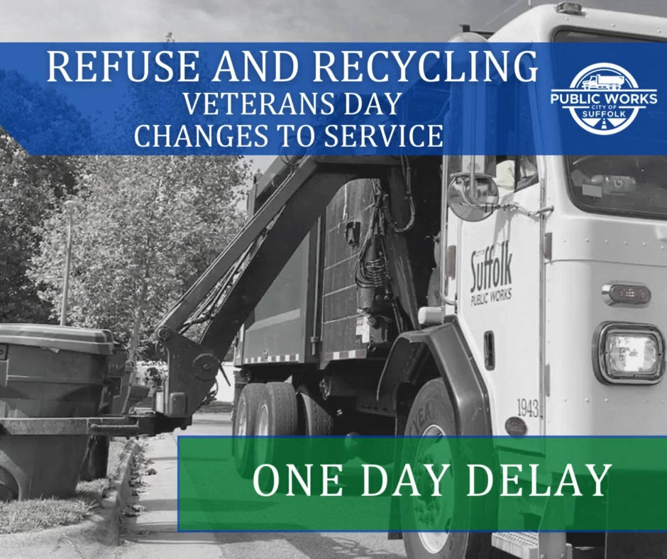 REFUSE AND RECYCLING SCHEDULE CHANGE Suffolk Public Works Department ...