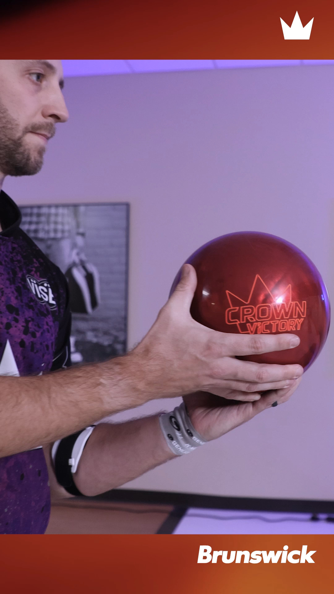 Brunswick Crown Victory Pearl | Graham Fach #BrunswickBowling