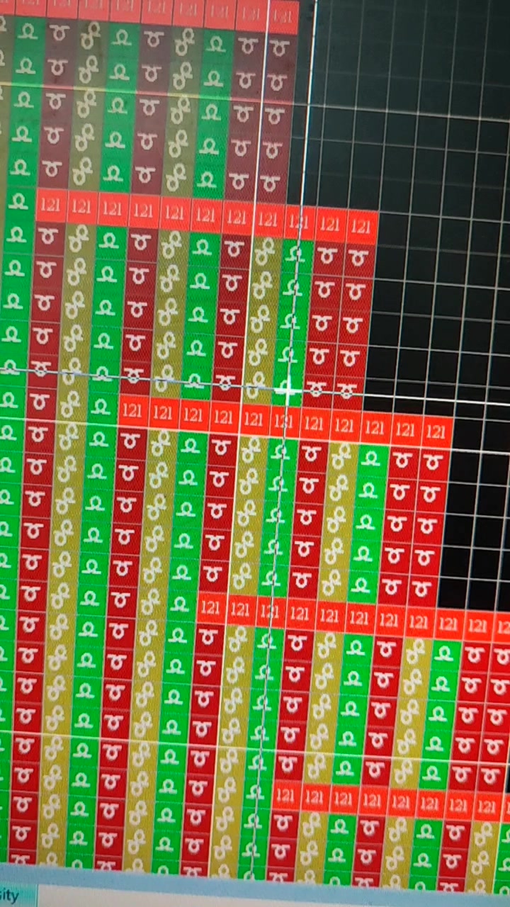 2×1 Drop Down Module for advanced knit texture Vertical stitch effect ...