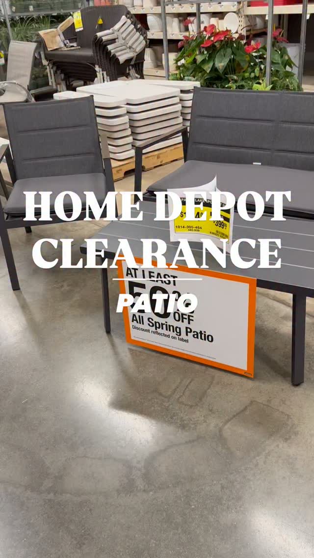 Home Depot Patio Clearance: At Least 50% Off Spring Patio Deals