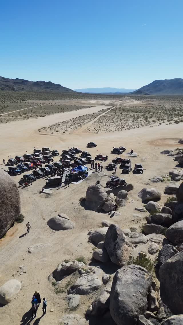 @polarisorv owners ride to Giant Rock during 2026 King of the Hammers ...