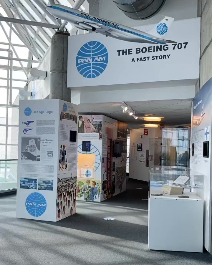 Let's take a walk through one of Pan Am Museum's exhibits. Plan