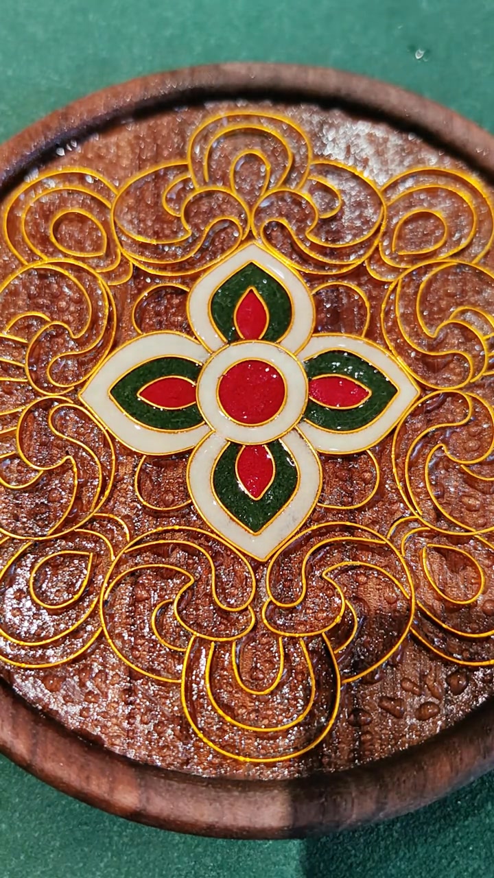 掐絲琺瑯｜古典紋樣點藍#掐絲琺瑯 #DIY #手工 | M M | Facebook
