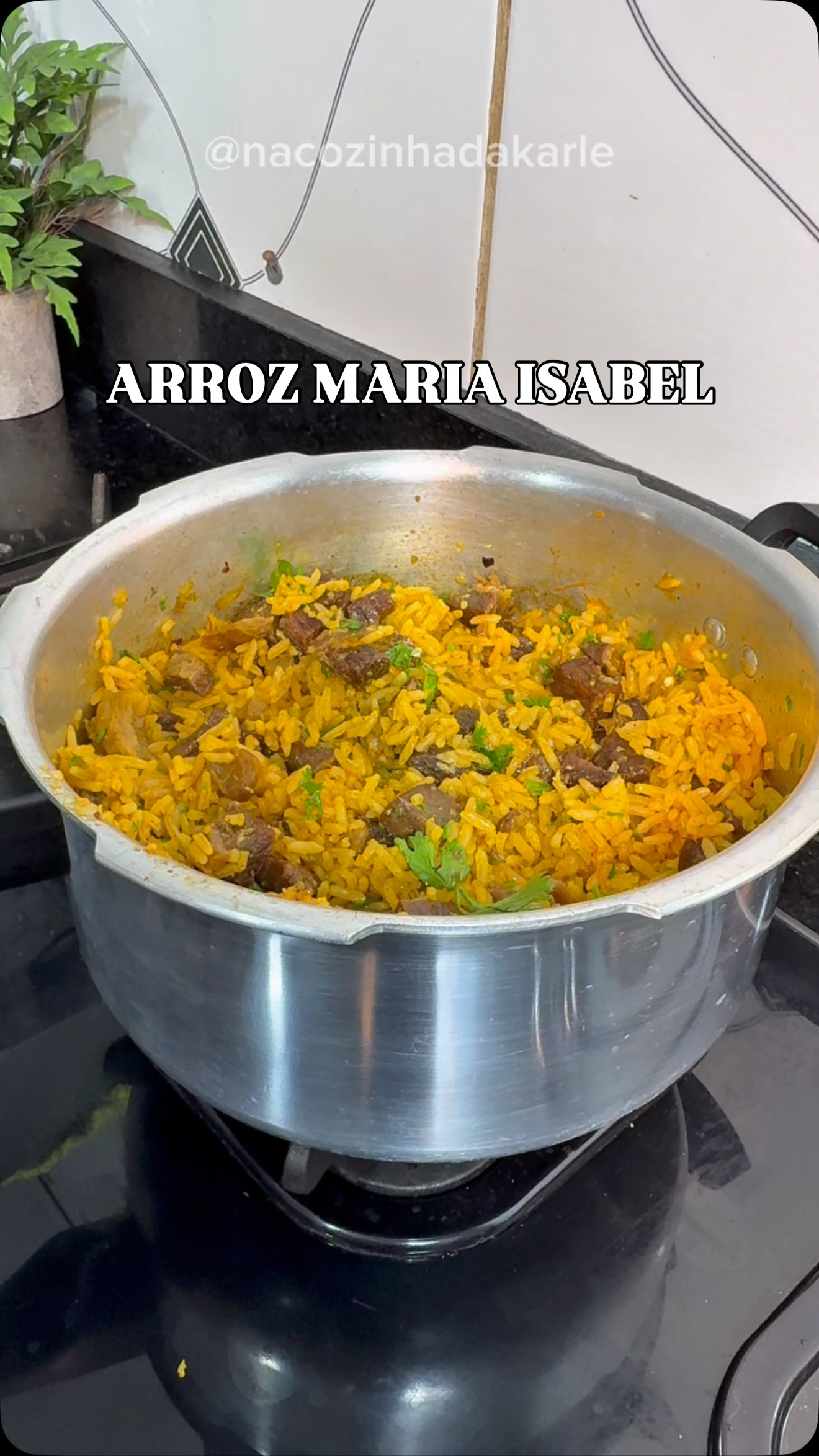 ARROZ MARIA ISABEL INGREDIENTES ⤵️ • 1 kg de carne de sol • 2 xícaras ...