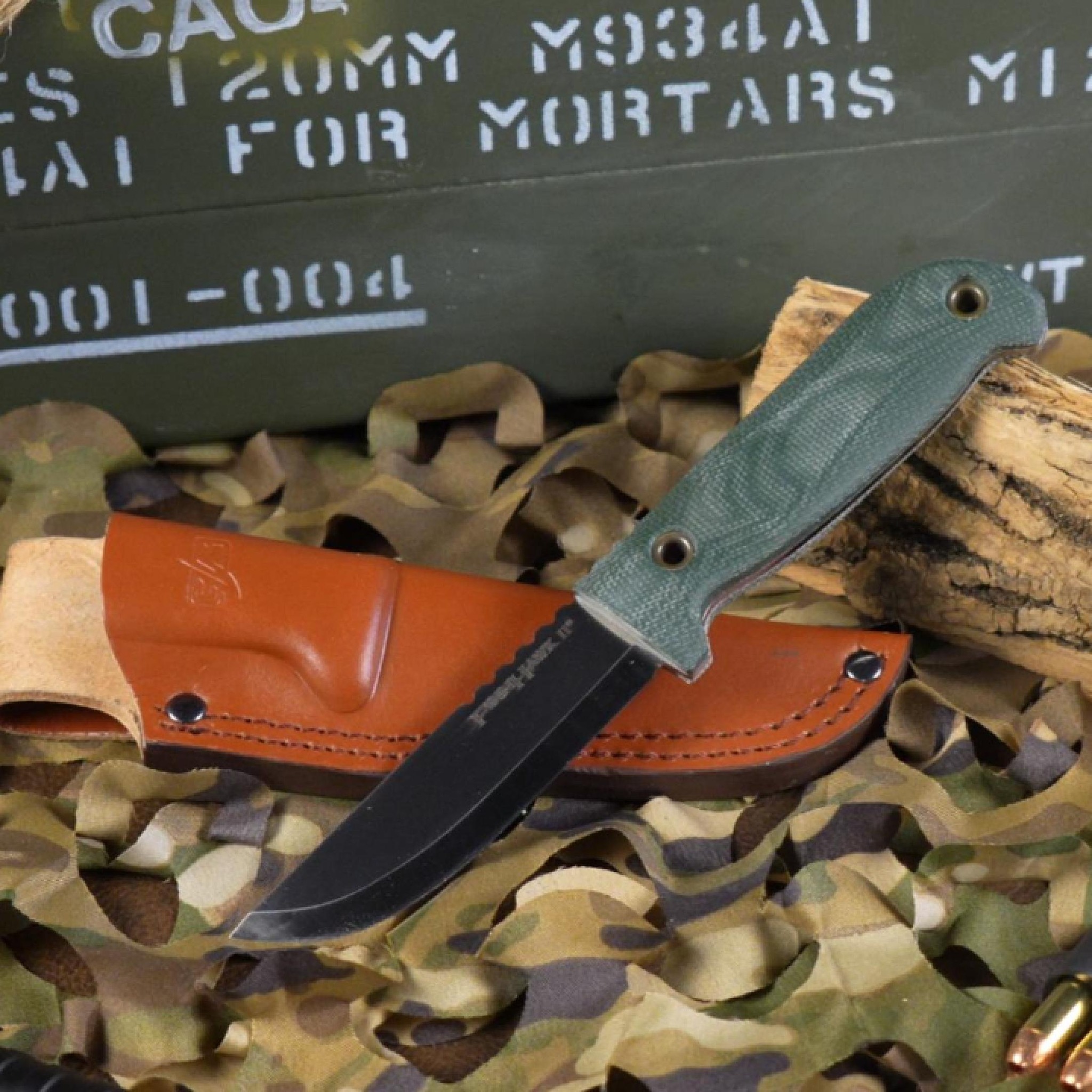 Cold - Broken Skull in S35VN and orange. The contrast of colors is