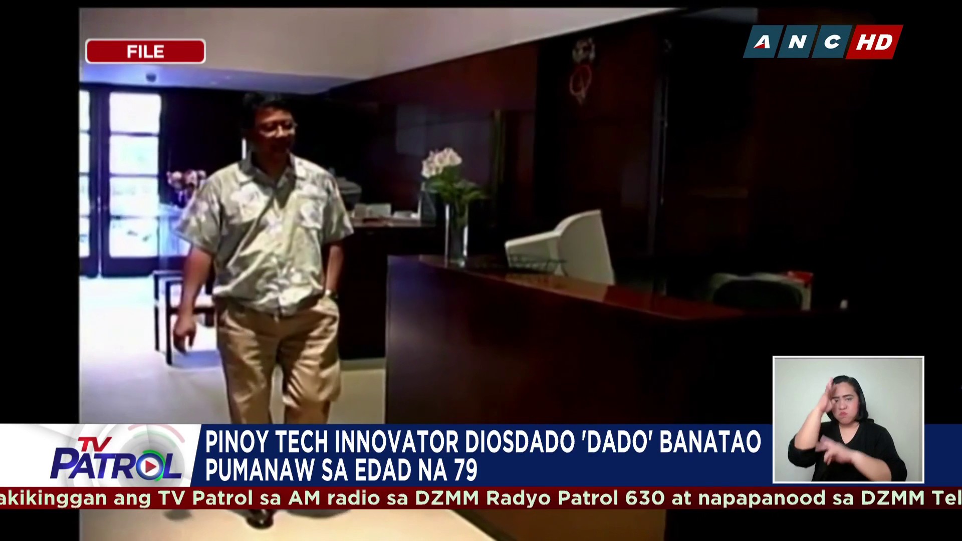 Pumanaw na ang Pinoy engineer at tech innovator na si Diosdado Banatao ...