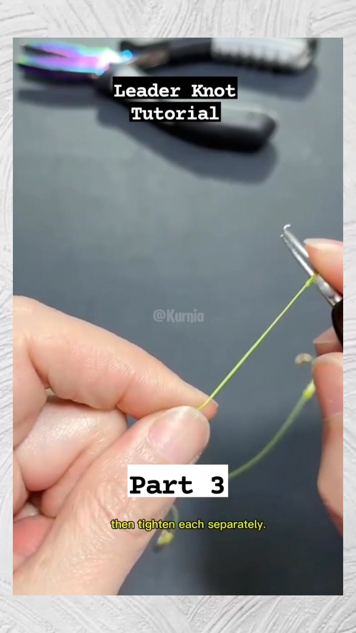 How to Use a Needle Knot Tier for the Perfect Leader Knot #FishingKnots ...