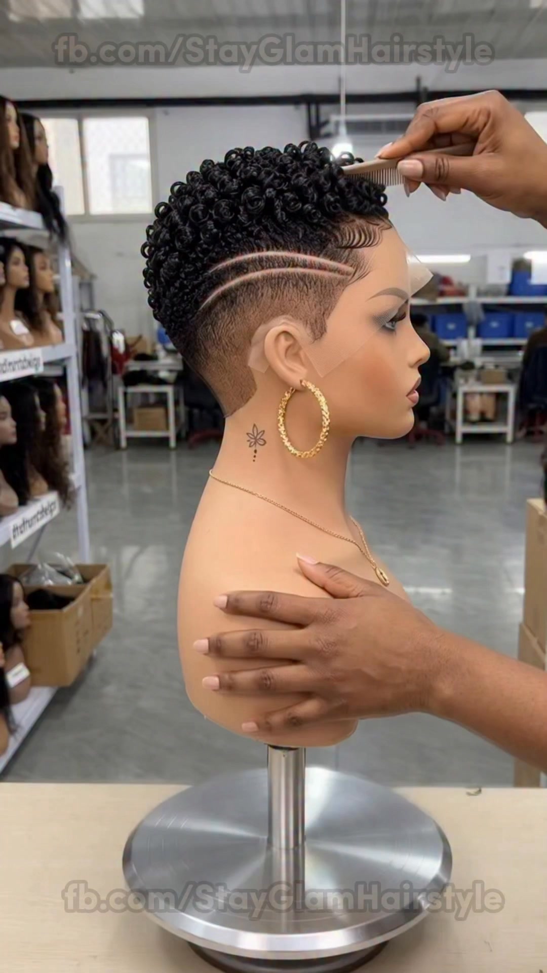 hair dressing styles for ladies Wet Jamila Wig With Soft Curly Volume , #WigStyle | StayGlam ghana weaving latest hair style for ladies in nigeria