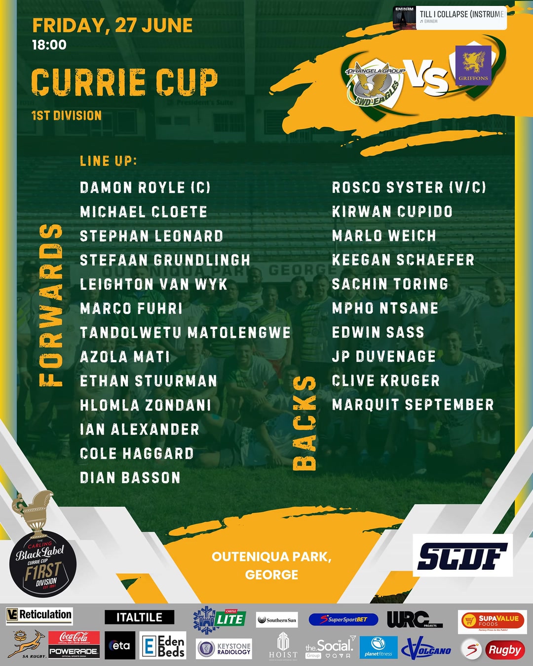 📢 SQUAD ANNOUNCEMENT The Phangela SWD Eagles are locked in and ready ...