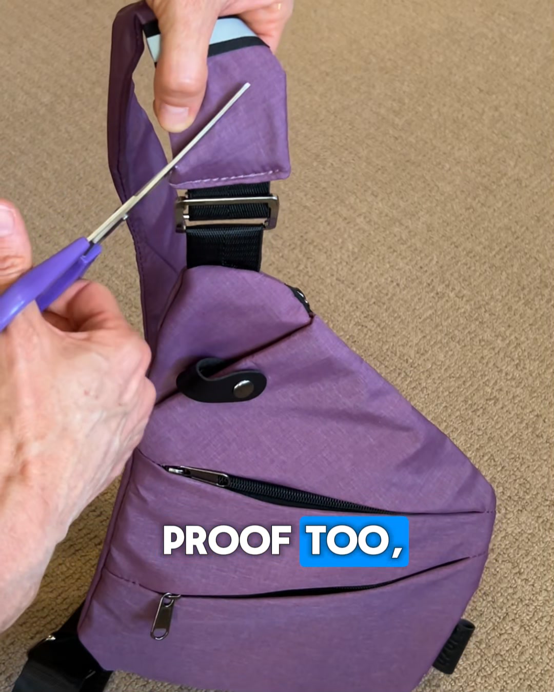 crossbody travel bags slashproof Anti-Theft Waterproof Bag  Secure & Durable for  Nomad dinner out Activity Anti-Theft Crossbody Bag |