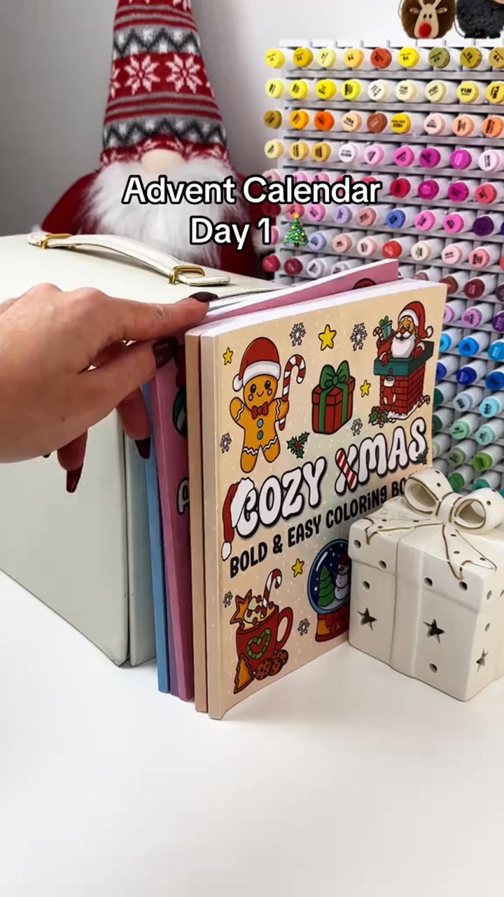 Advent Calendar coloring book, Day 1 🎄 Grab your own copy of the Advent ...