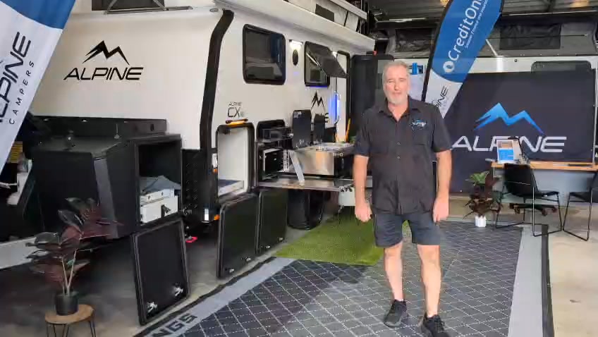 Australian made Alpine 14 Hybrid Camper. Now available for viewing at ...