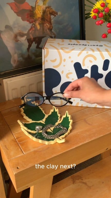 Pottd 🤝 imprinting into clay to make masterpieces. , #airdryclay #pottery #diycrafts #craftideas #giftideas #diygifts #clayinspo #satisfying #easycrafts #weekendactivities | Pott'd