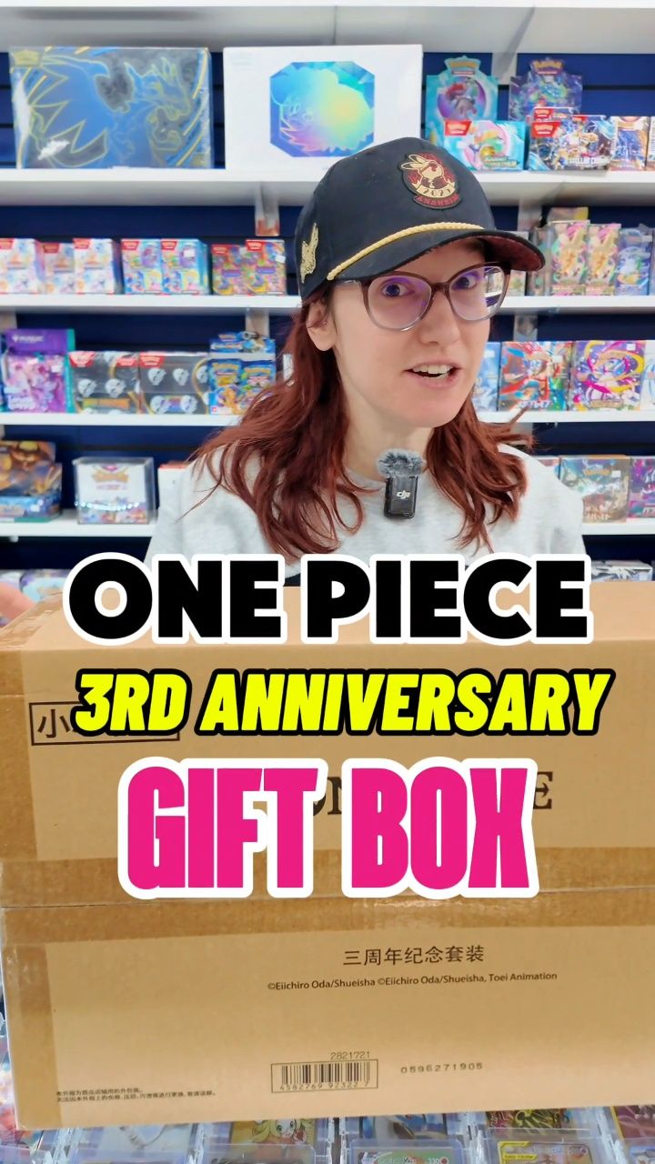 One Piece 3rd Anniversary Gift Box 🌸 #onepiece #onepiecetcg