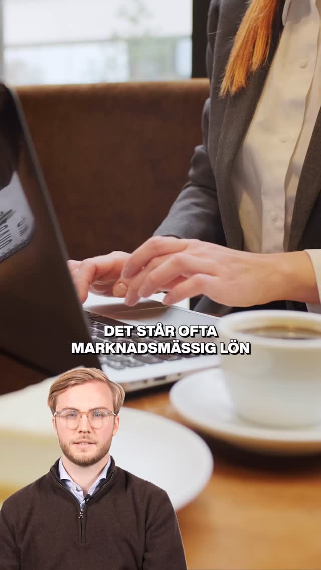 Det står ofta ”marknadsmässig lön” i jobbannonser. Men vad betyder det ...