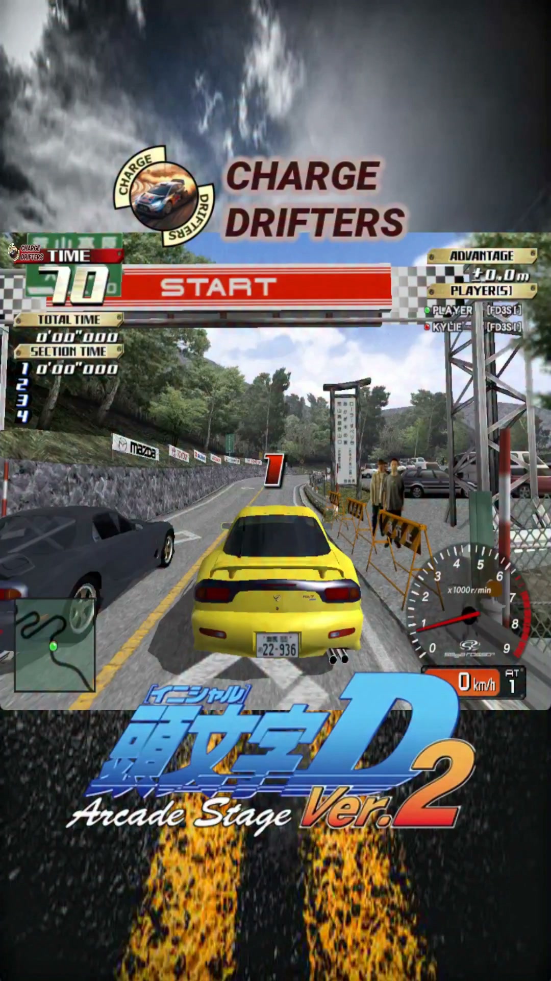 My first time playing INITIAL D The Arcade! 😄👍 Super fun—wish it