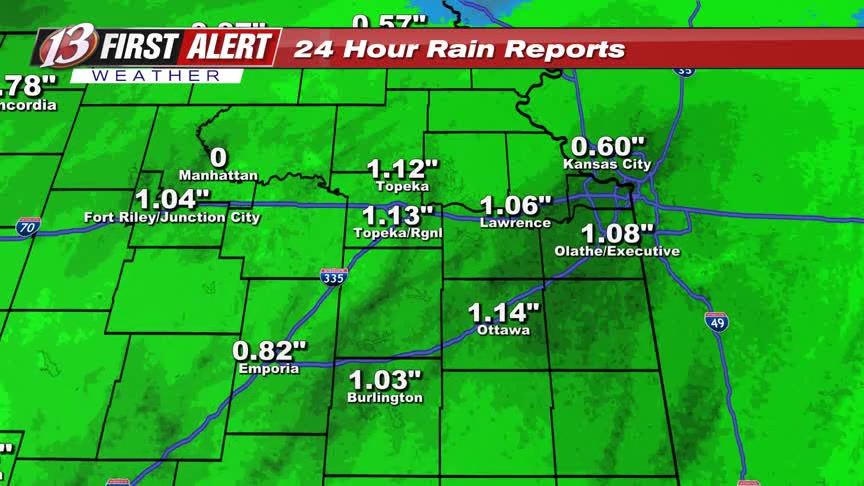 Rainfall reports so far today as of 5:30PM. Video update from Jeremy ...