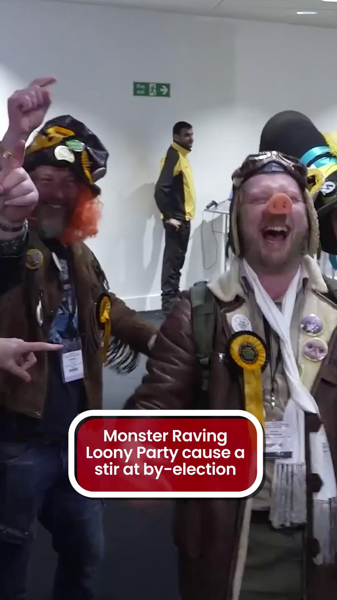 Sir Oink-a-lot for the Monster Raving Loony Party received 159 votes ...